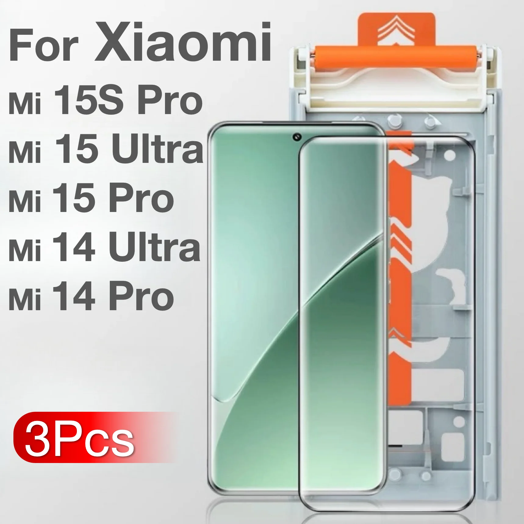 

3Pcs For XIAOMI 15S 15Ultra 14Ultra 15Pro 14 15 Ultra Screen Protector No Dust Positioning With Install Kit, Not Tempered Glass