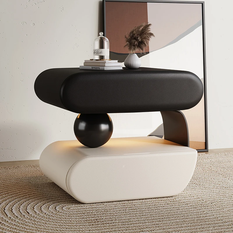 

Luxury Creative Nightstand Modern Aesthetic Unique Elegant Bedside Tables Drawers Storage Table De Chevet Bedroom Furniture
