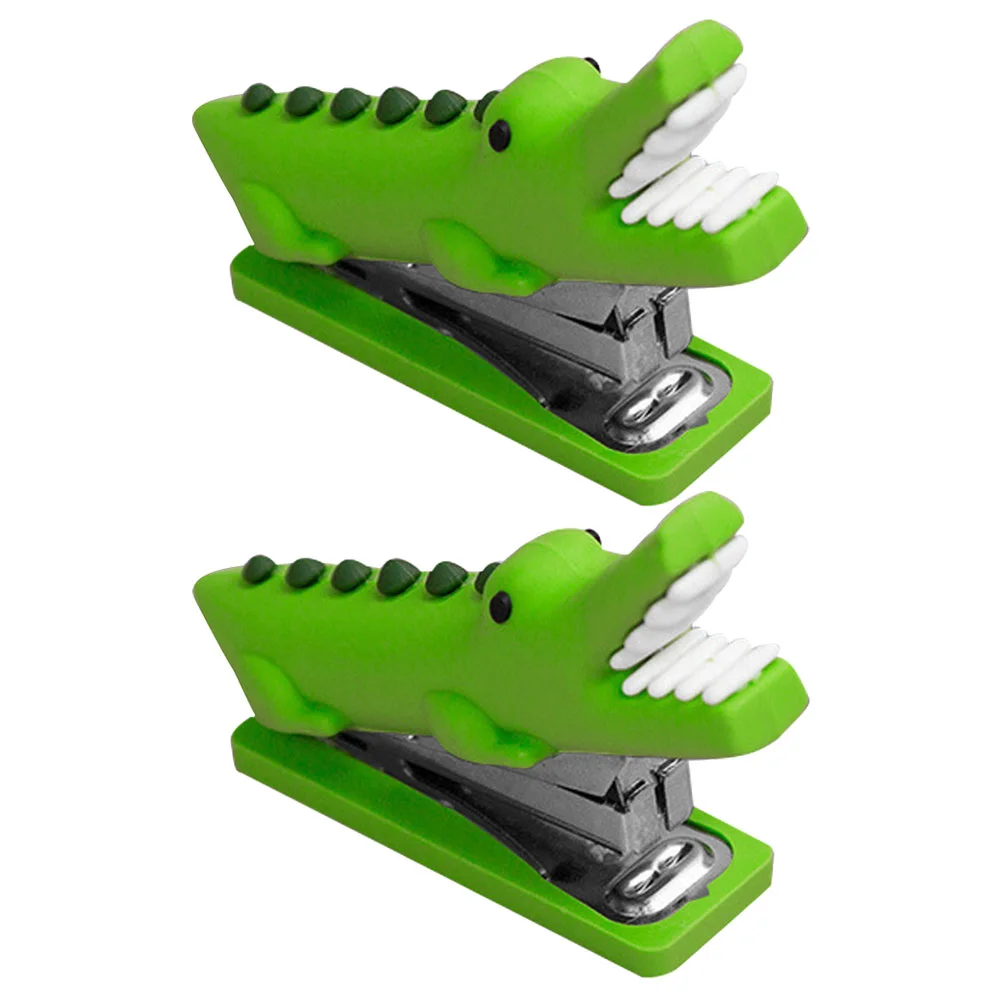 

Small Stapler for Kids Alligator Decor Staplers Baby Crocodile Student Miniature Animal