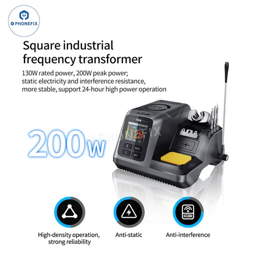 AIXUN T413 stazione di saldatura intelligente netlavorabile compatibile con T245 T225 (C080 C150) maniglia per strumento di riparazione BGA per