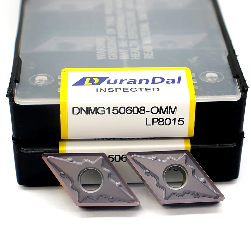Imagem -03 - Inserções de Carboneto Lâmina de Torneamento Externa Ferramentas de Torno Cnc Aço Inoxidável 10 Pcs Dnmg150408 ma Lp8015