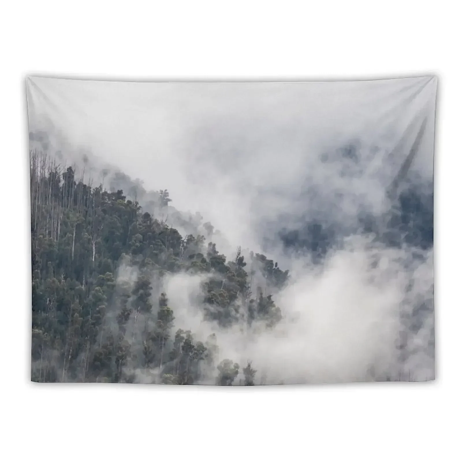 

Mist Rolling Through the Foothills Tapestry Home Decoration Room Decor Cute Tapestry