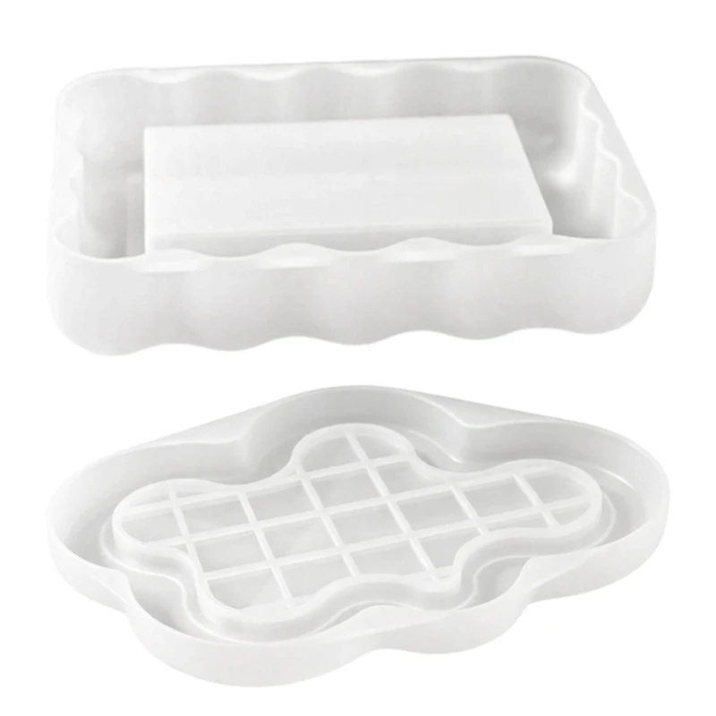 A52E Smooth Cavity Silicone Mold for Pour Cure and Remove Tray Projects