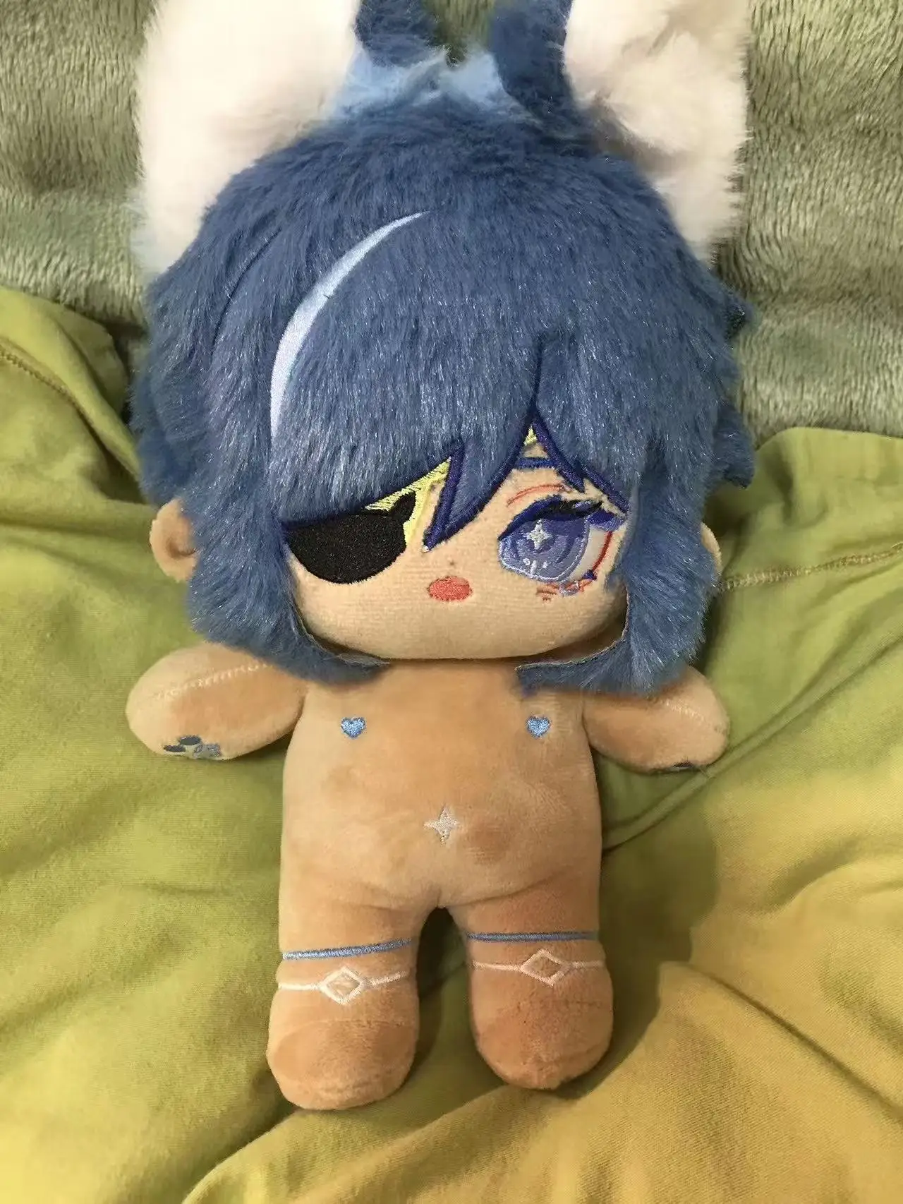 

Мягкая игра 20 см, аниме Genshin Impact Kaeya's Attributes in Fanworks, плюшевая кукла, игрушка, мягкое платье, хлопковый подарок для детей