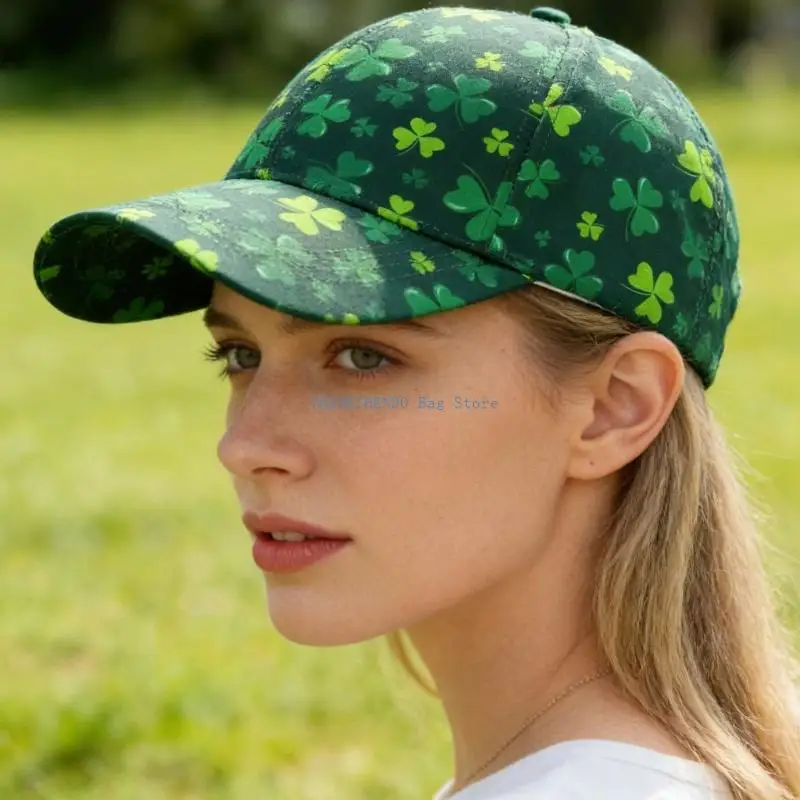 340D Breathable Comfortable Hat Adult Party Hat for Saint Patricks Day Event High Quality Digital Art Soft Fabric