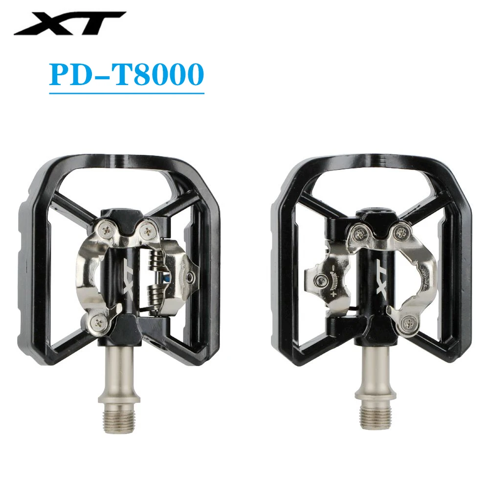 

PD-T8000 XT Bike Self-locking Pedal Ultralight MTB Bicycle SPD Pedals Two sided pedal Include SM-SH56 Bicycle accessories