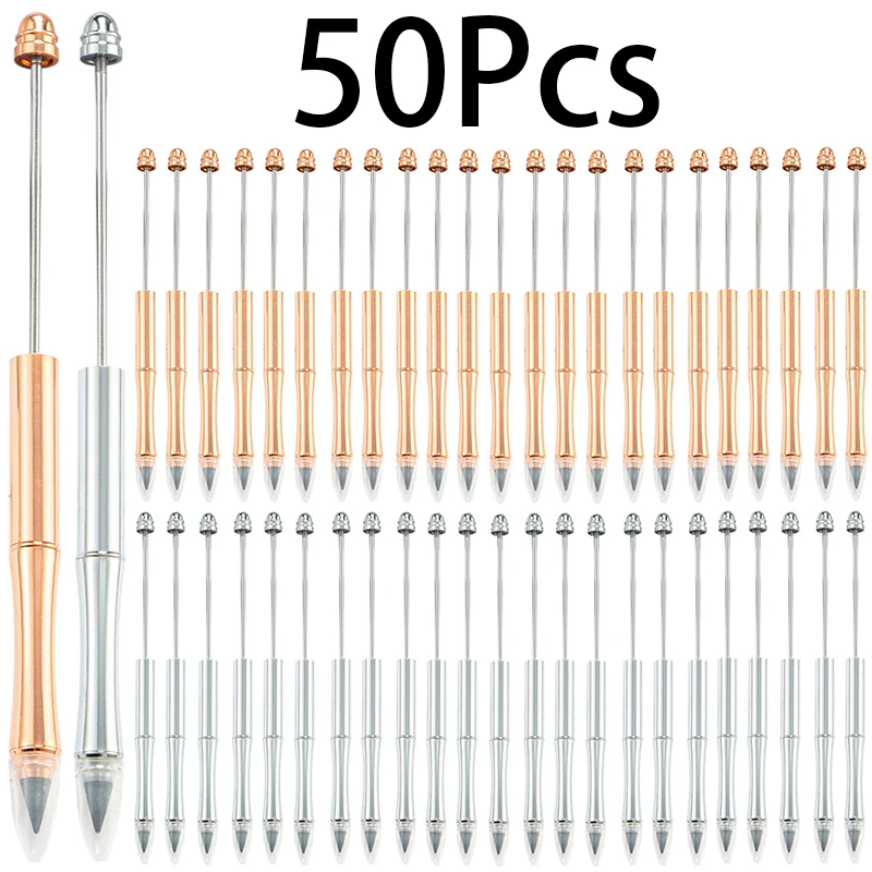 50Pcs DIY Bead Pencils Drawing No Sharpening Continuous Pencil Inkless Pencil Wholesale
