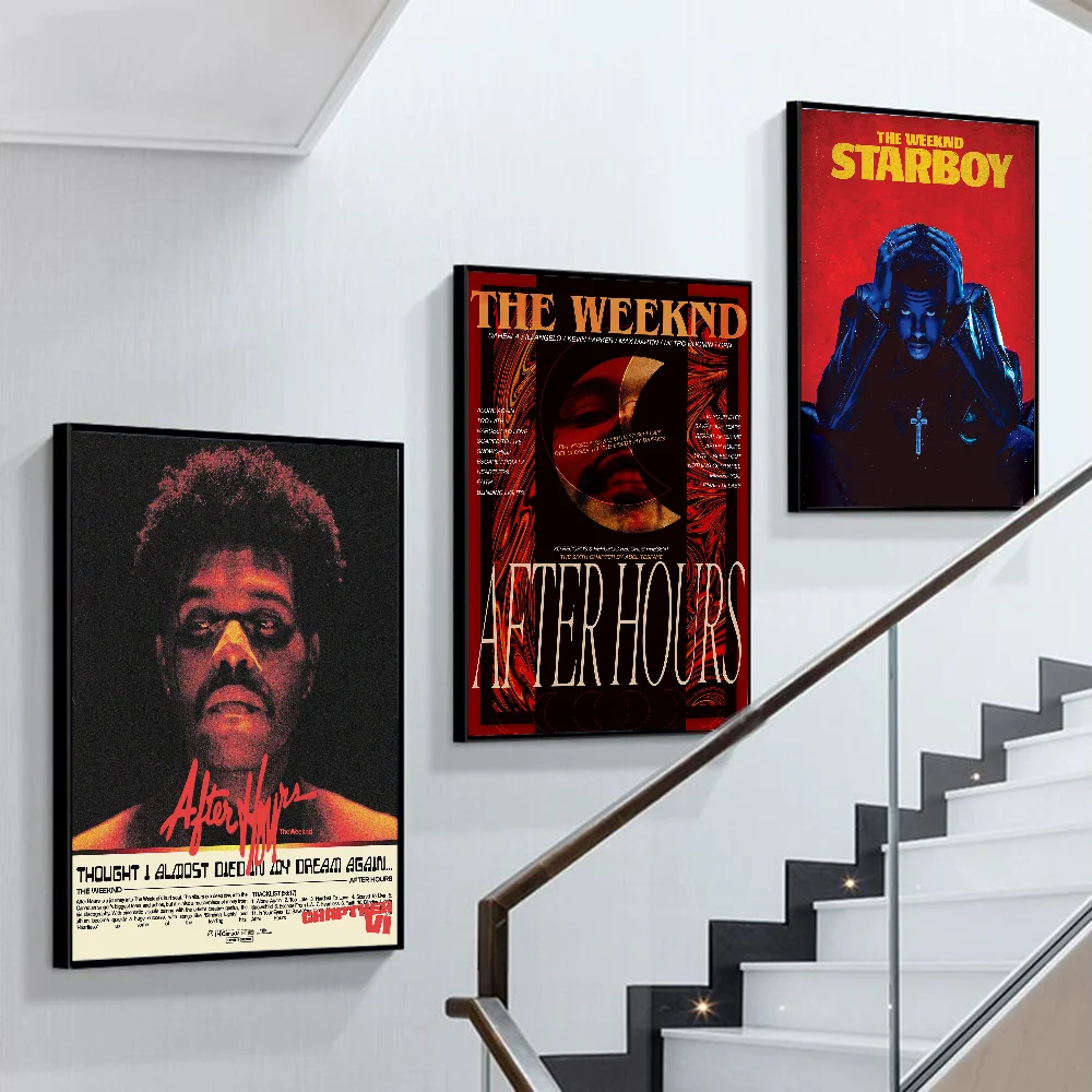 The Weeknd Music Album Whitepaper Poster HD Quality Poster Wall Art Painting Study Room Wall Decor