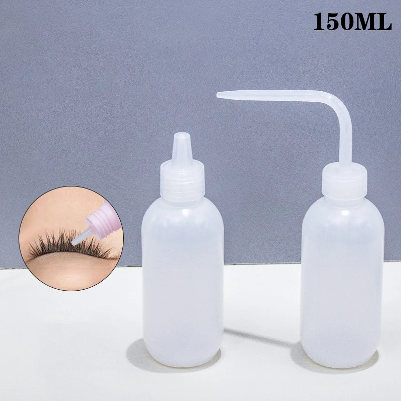 

150ml Water Squirt Bottle Safety Rinse Bottle Watering Tools Plastic Squeeze Washing Bottle For Eyelash Extension Tattoo