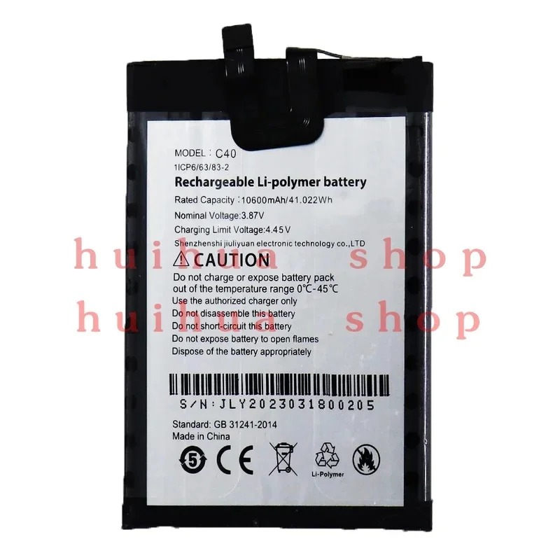 kingkong 9 battery C40 10600mAh Long standby time New production date for Cubot C40 battery+tools z