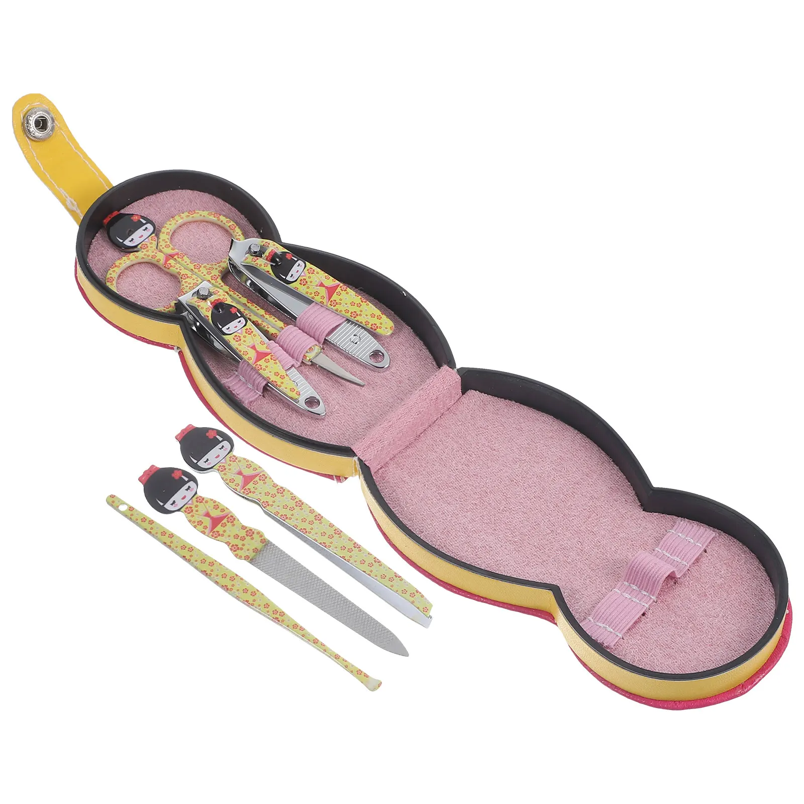 

1 set Professional Nail Clippers Set High Quality Manicure Tools Durable Personal Care Kit With Storage Bag Nail Cutter For Home