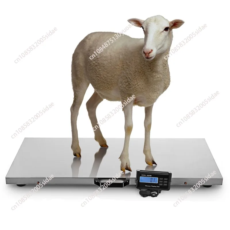 Sheep Stainless Steel Electronic Scale Dog Large Weight Scale 500kg Home Pet Iable Scale Courier Postal Animal Husbandry Pound