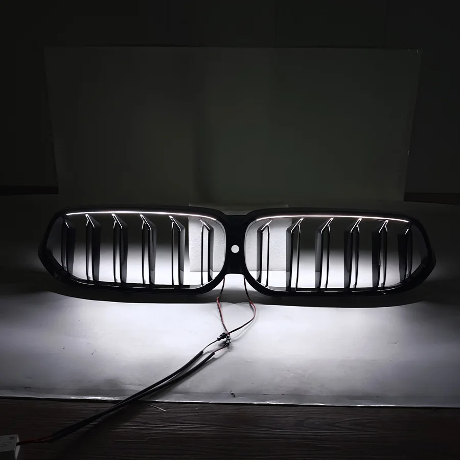 Front Grille For BMW 6 Series GT G32 2021-2026 Double-line model,built-in glowing LED grille replacement installation Racing