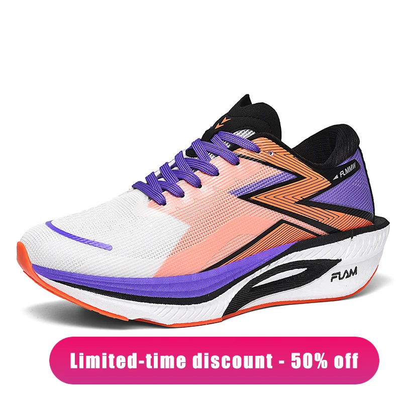 Zapatillas para correr informales para hombre y mujer, Tenis deportivos con tabla de carbono, transpirables, ligeras, cómodas, atléticas, antideslizantes