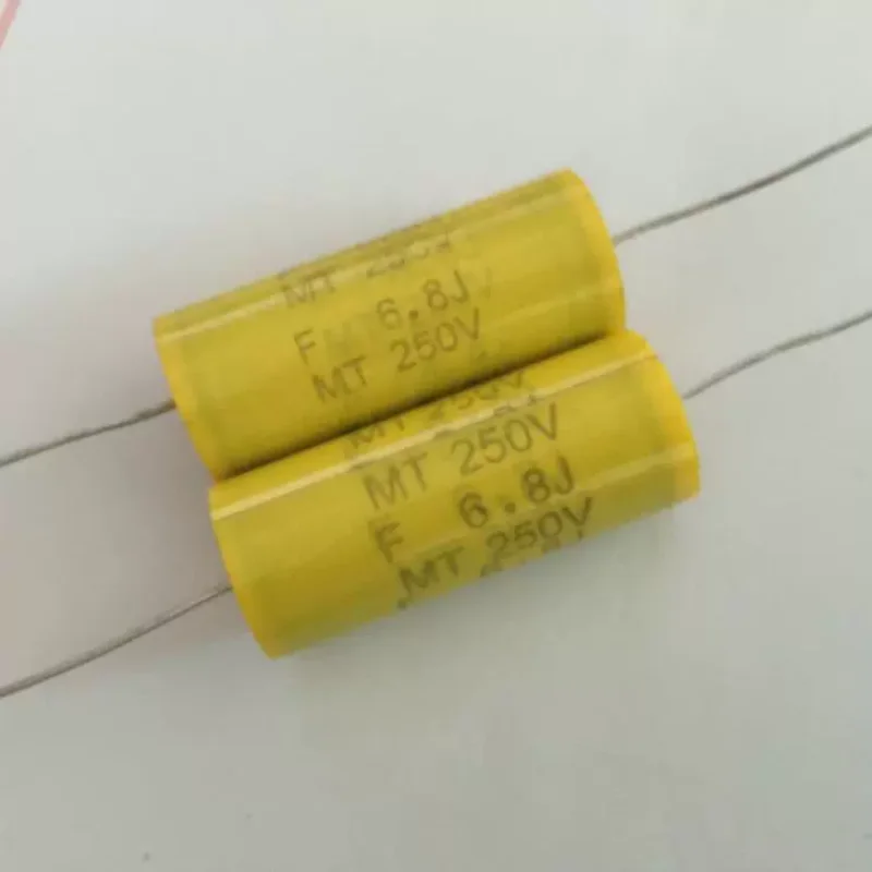 10PCS Taiwan Hualun Tang �� MT series 6.8uf250V DC fever divider dedicated infinite capacitor