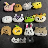 Kpop Star Surrounding Cartoon Plush Doll Keychain Lovely Backpack Pendent THE8 JEONGHAN JUN HOSHI DINO Fans Gifts Collection