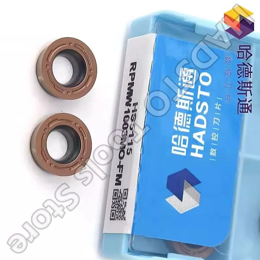 RPMW1003MO-FM HS5115 RPMW1003MO HADSTO CNC carbide inserts For Hardened steel,Stainless steel,Steel,Cast iron 10pcs/box