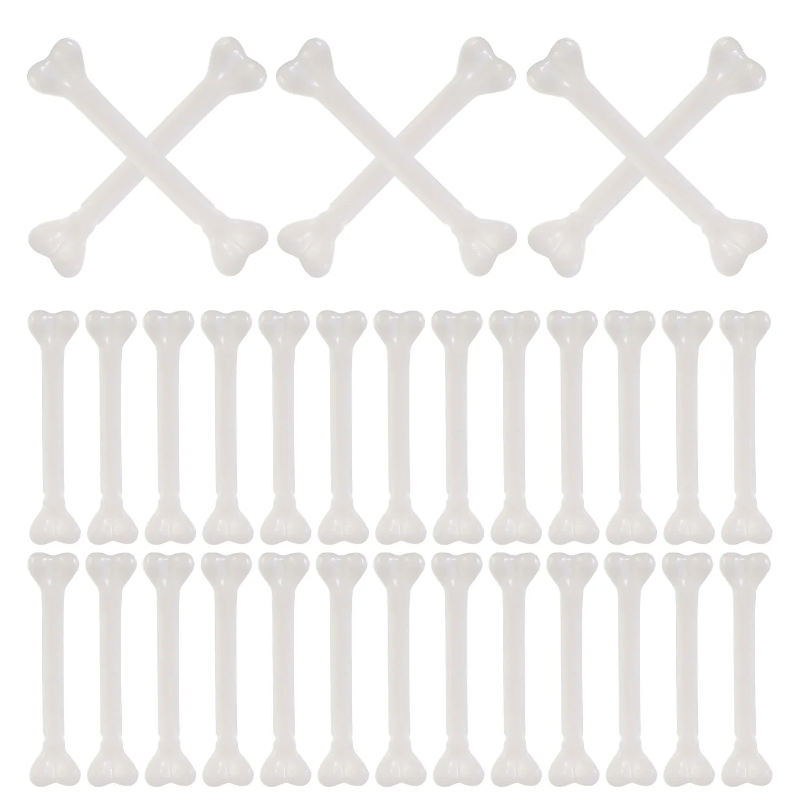 

36 шт. маленьких костей для декора на Хэллоуин, украшения в виде костей для вечеринок, дома, бара, улицы, декор для дома с привидениями