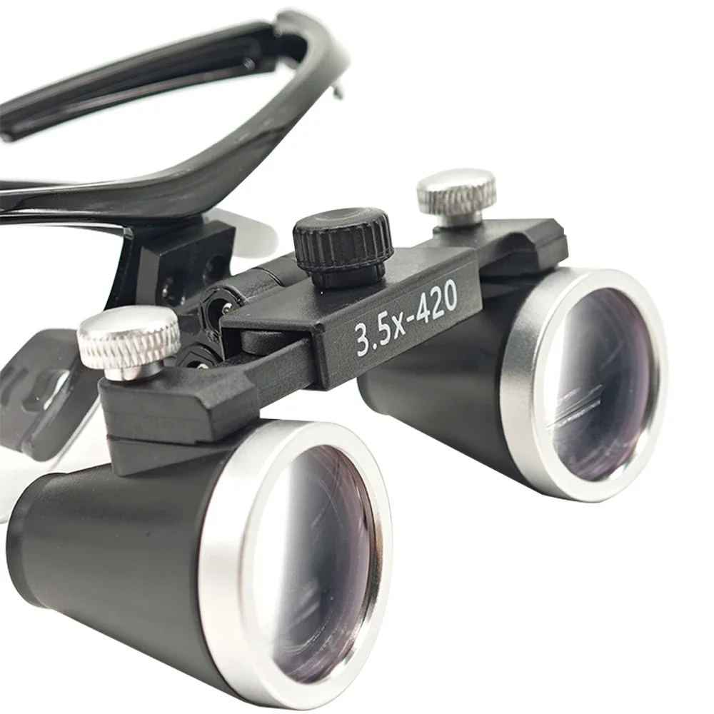 

Стоматологическая бинокулярная лупа 2,5X 3,5X сверхлегкая оптическая лупа 320-420 мм увеличительное стекло для стоматологических хирургических инструментов