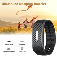 2Pcs M30 Ultrasonic Repellent Anti Mosquito Bracelet Watch Kids Adult Pest Insect Drive Wristband Killer 3 Modes Repeller Watch