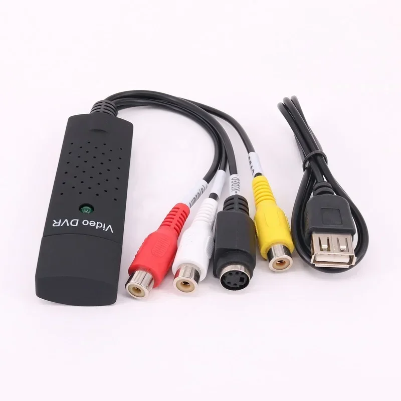 New VHS To DVD Converter Convert Analog Video To Digital Format Audio Video DVD VHS Record Capture Card USB 2.0 Adapter