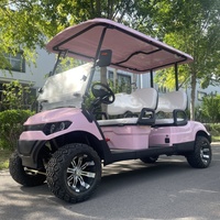 Street Legal Lithium Battery Electric Golf Cart/China 4 Seater Powerful Motor 5KW 7KW 150W Solar Panels Powered Electric Bike