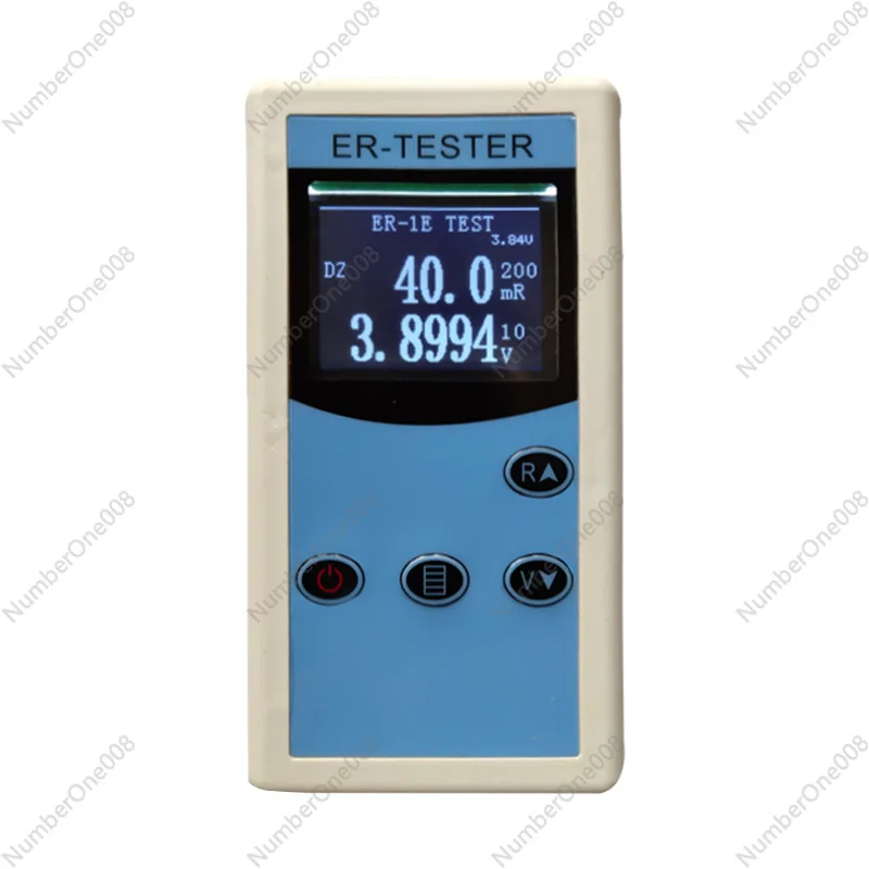 

Four Wire ER-1E Internal Resistance Tester Lithium Nickel Metal Hydride Button Battery AC Milliohmmeter