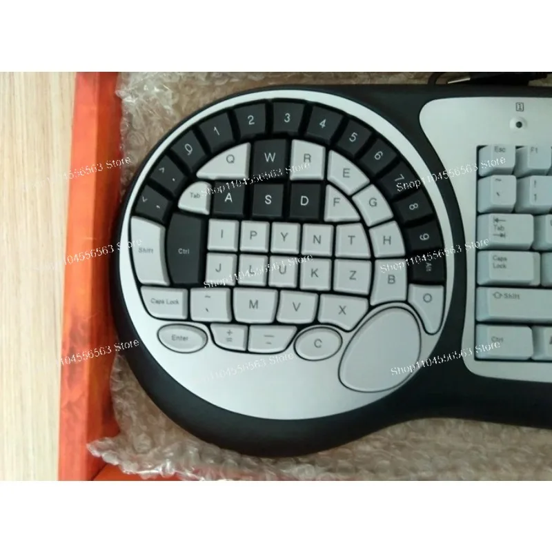 Wolf Claw Collector's Edition Gaming Keyboard – Round Keypad FPS Design for CS/CrossFire Shooter Games, USB Wired