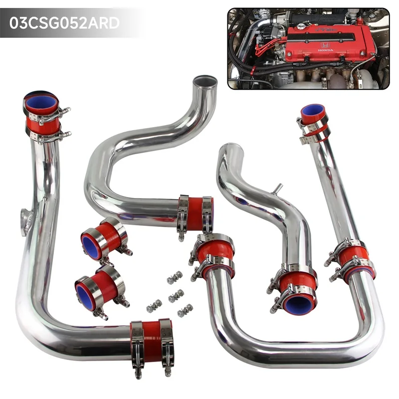 Intercooler Piping for Acura Integra DC2 94-01 D15,D16,B16, B18 90-93 Honda Civic EG 92-95 EK 96-00 Del Sol 93-97