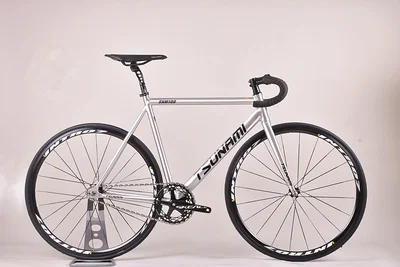 ピスト固定ギアバイク津波トラックシングルスピードレーシング自転車