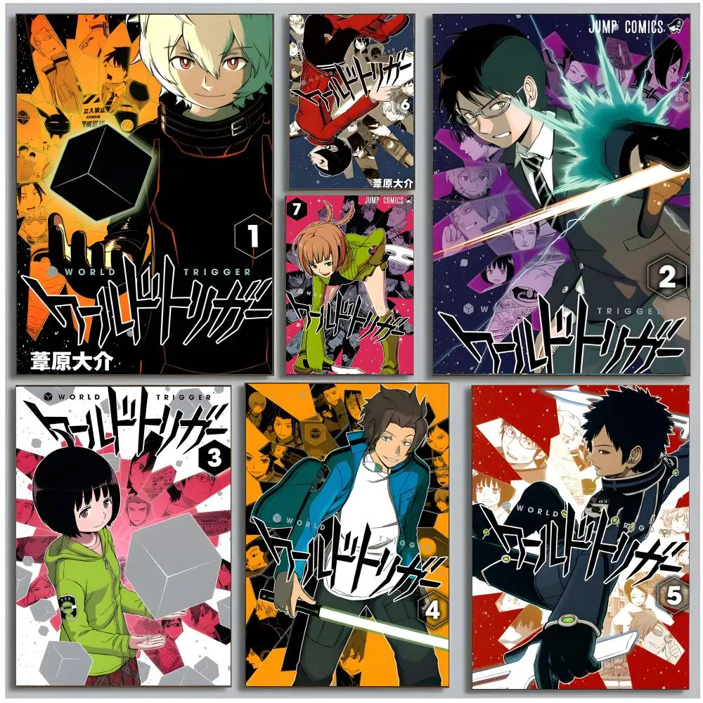 manga shonen World Trigger Poster Modern Wall Art Bedroom Living Room Print Unframed