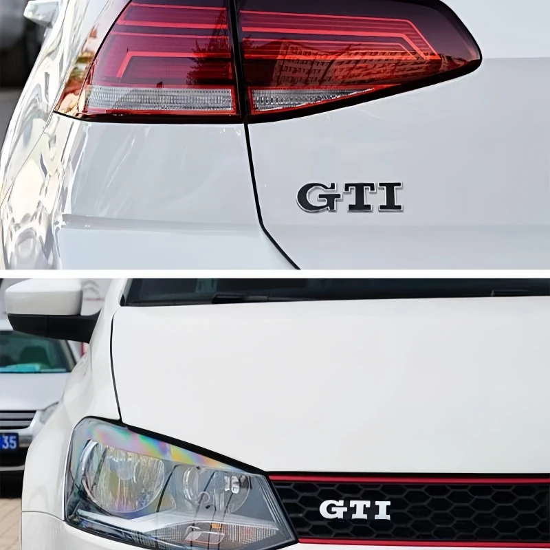 1pcs 3D Metal Car Fender Stickers Decals Front Hood Grill Emblem for golf GTI mk2 mk3 mk4 mk5 mk6 mk7 mk8 Polo Badge Accessories