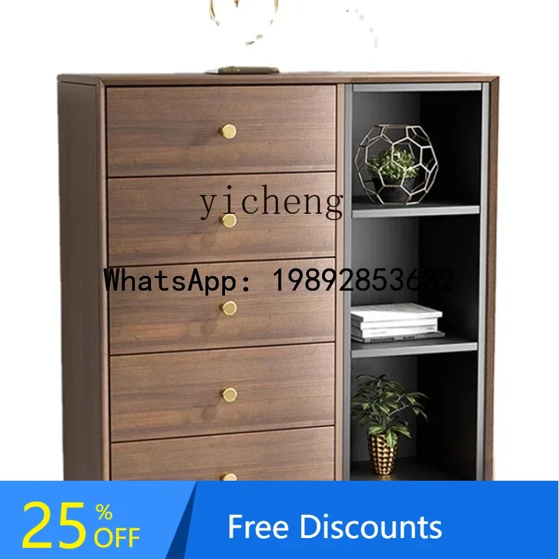 LYY Chest of Drawers Modern Bedroom Living Room Storage Cabinet Multi-Functional Chest of Drawers Locker