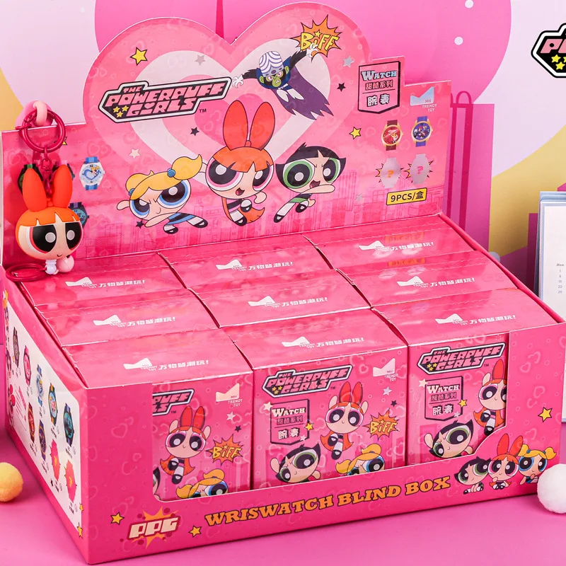 

Flying Girl Police Watch Surprise Blind Box Sweet Cool Collar Series Rainbow Style Junior High School Student Handheld Gift
