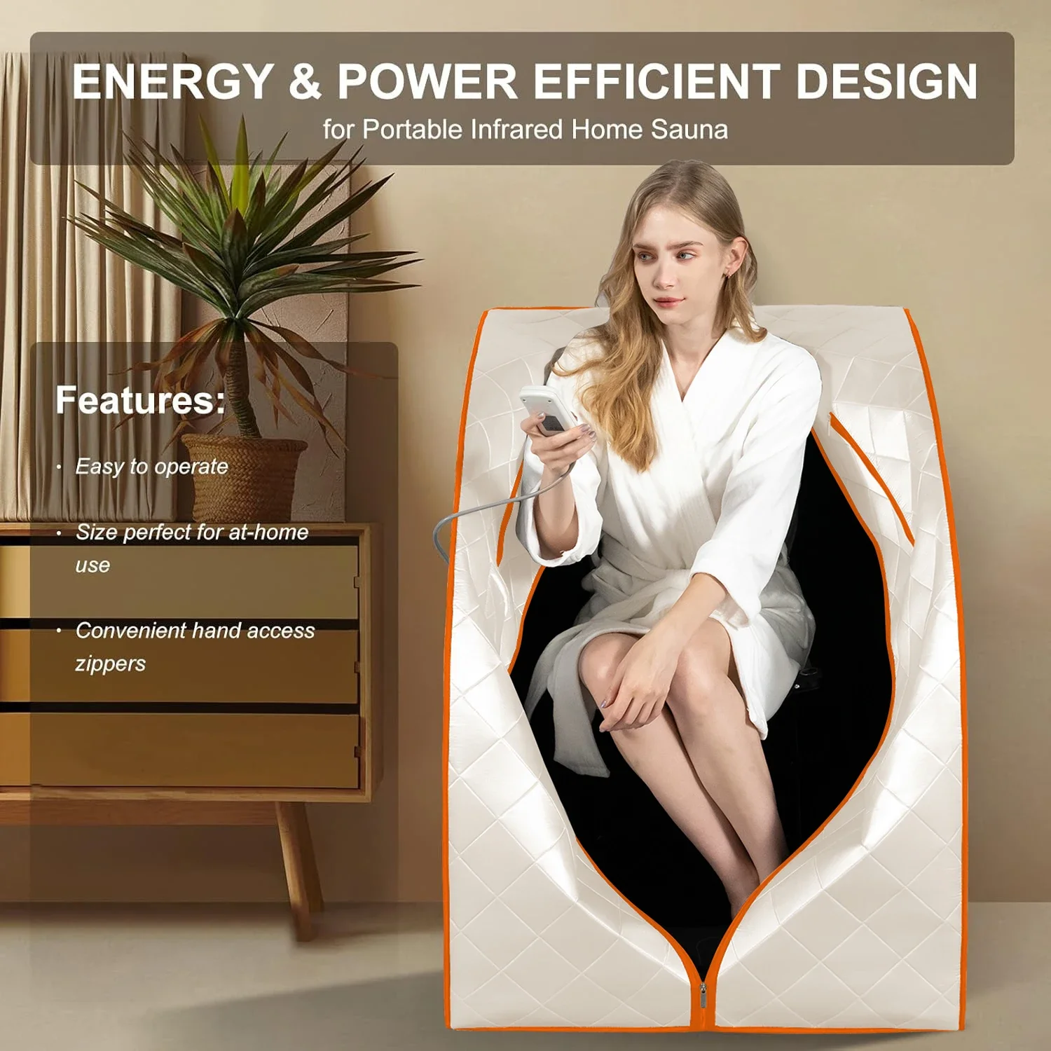 Personal Infrared Sauna for Home, Portable Sauna Spa Tent for Relaxation Detox Home Spa