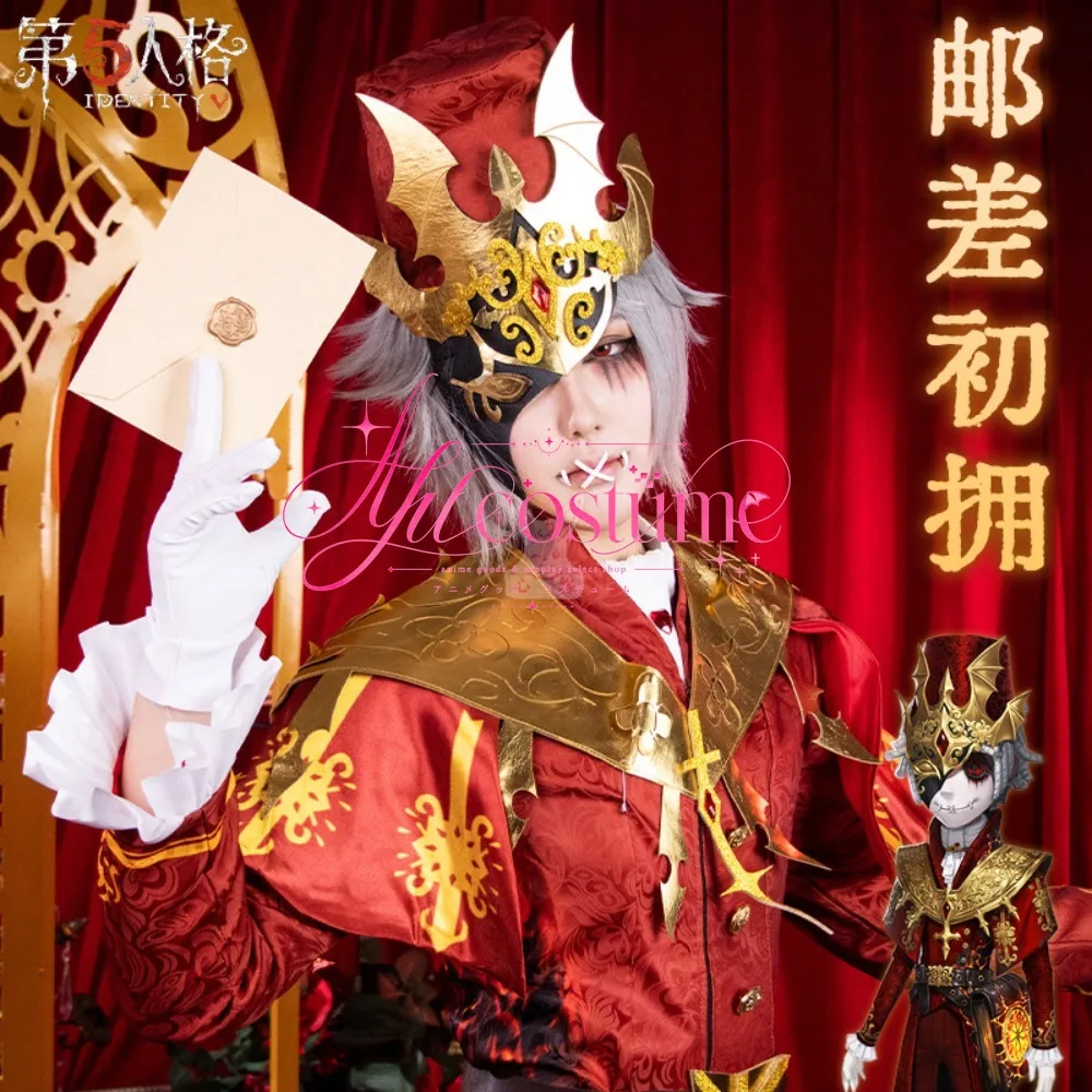 Costume de cosplay du Postier de Identity V, tenue du nouveau personnage survivant, mode de jeu, style détaillé, pour fête d'Halloween