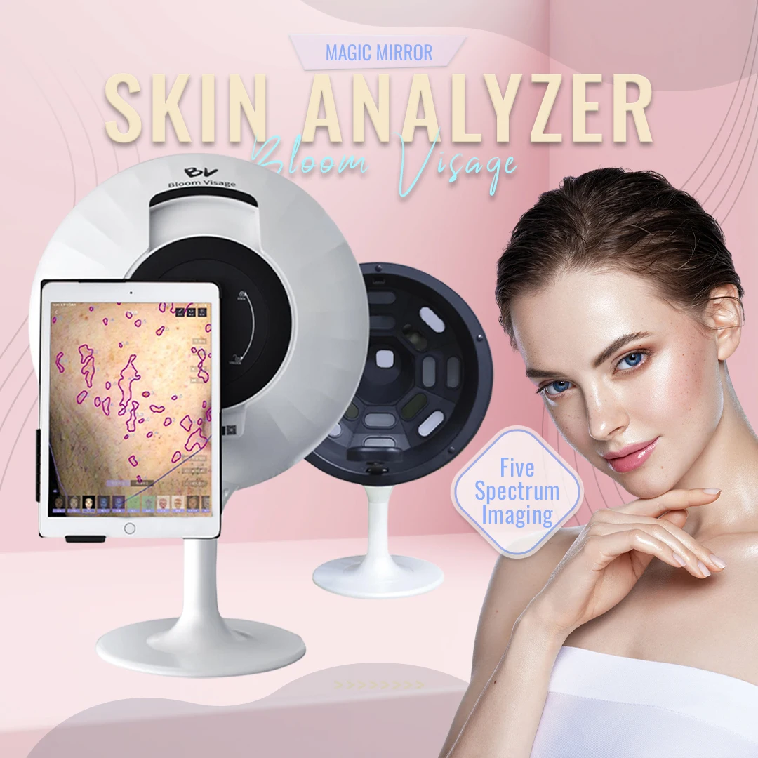 3D Skin Analyzer Intelligent Portable Facial Health Detection Acne Tester Wrinkle Pigmentation Diagnosis Beauty Salon Device