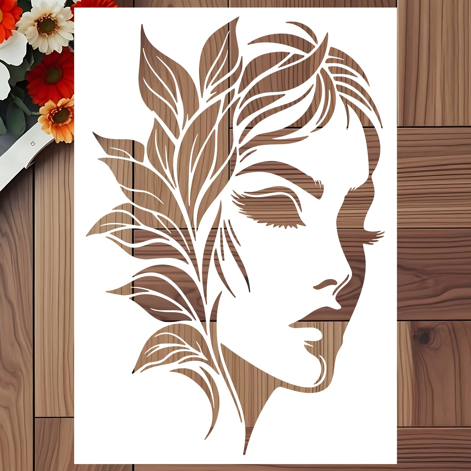A4 29*21cm beleza diy estênceis pintura de parede scrapbook coloração gravação álbum decorativo modelo de cartão de papel, parede