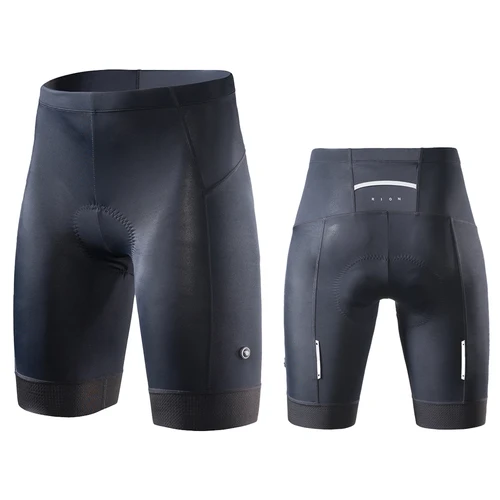 Imagen 2 del producto RION-pantalones cortos de ciclismo para hombre, mallas para bicicleta de montaña, ropa para bicicleta, pantalones con almohadilla 3D, pantalones cortos masculinos de larga distancia, 6 horas