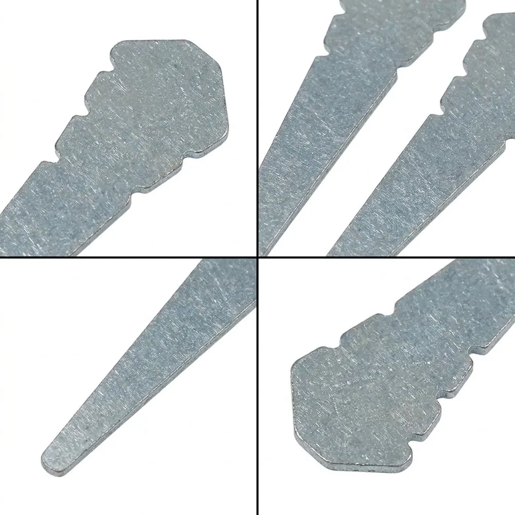 12Pcs Metal Brick Laying Line Pins Masonry Positioning Stakes Compatible With Straight Wall Alignment Construction Hand Tools Si