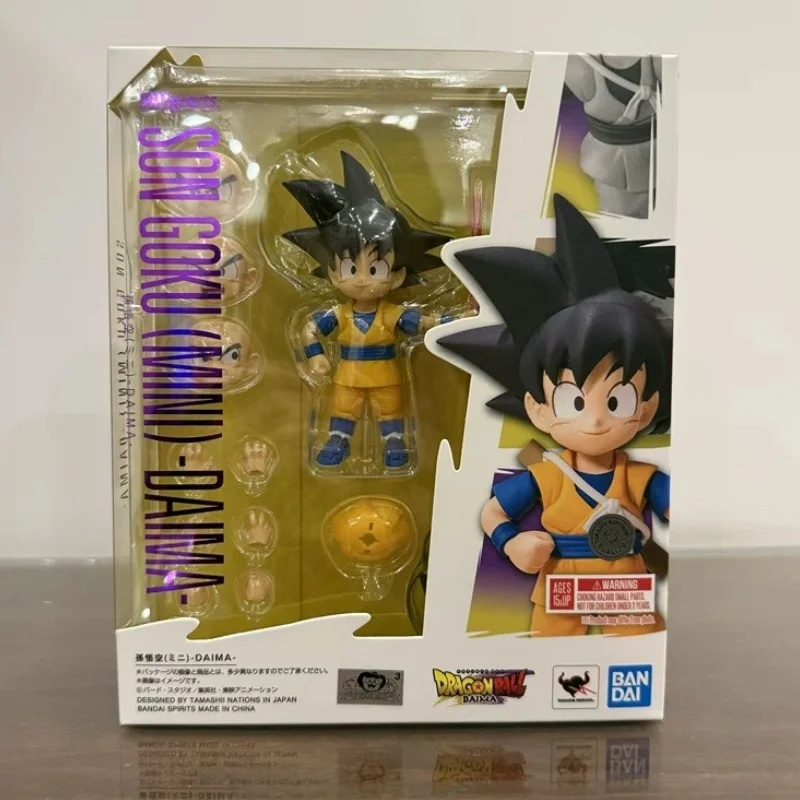 Bandai S.H.Figuarts Dragon Ball Daima Son Goku Mini 1/12 Action Doll Collectible Anime Figure Model Toy Birthday Gift