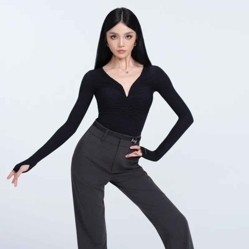 traje-de-practica-de-baile-latino-para-adultos-manga-larga-cuello-en-v-pantalones-rectos-conjunto-de-entrenamiento-para-m