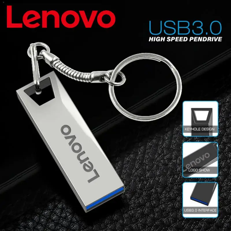 Lenovo Pen Drive 2TB USB Flash Drives 1TB Pendrive 512GB 256GB Cle USB 3.0 Flash Disk 128GB Mini USB Memory U Stick For Laptops