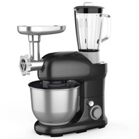 Big Power Blender Food Processor for Commercial Use Kitchen Robot 3 in 1 Beater Stand Hand Mixer