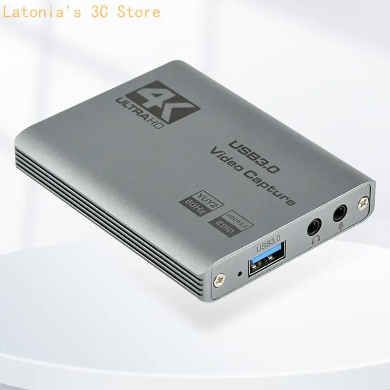 

1080P 60Hz HDTV USB Video Card Cycle off Function for PC Live Streaming Recording Low Latency Performances X3UB