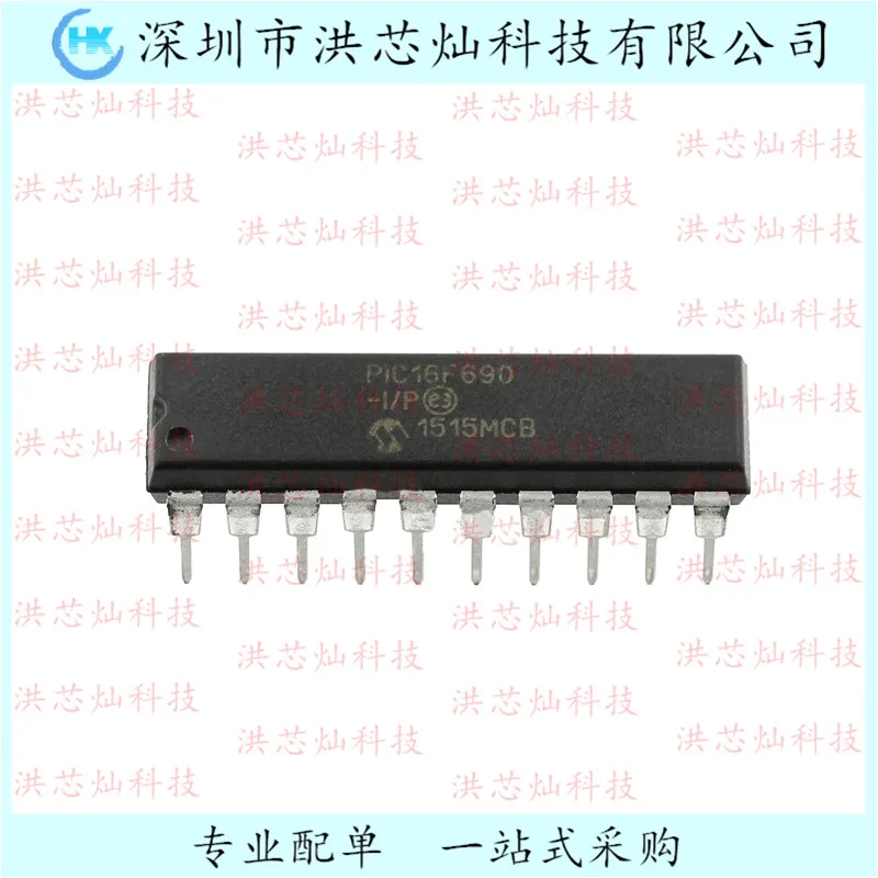 

PIC16F690-I/P DIP-20 8/IC Original, in stock. Power IC