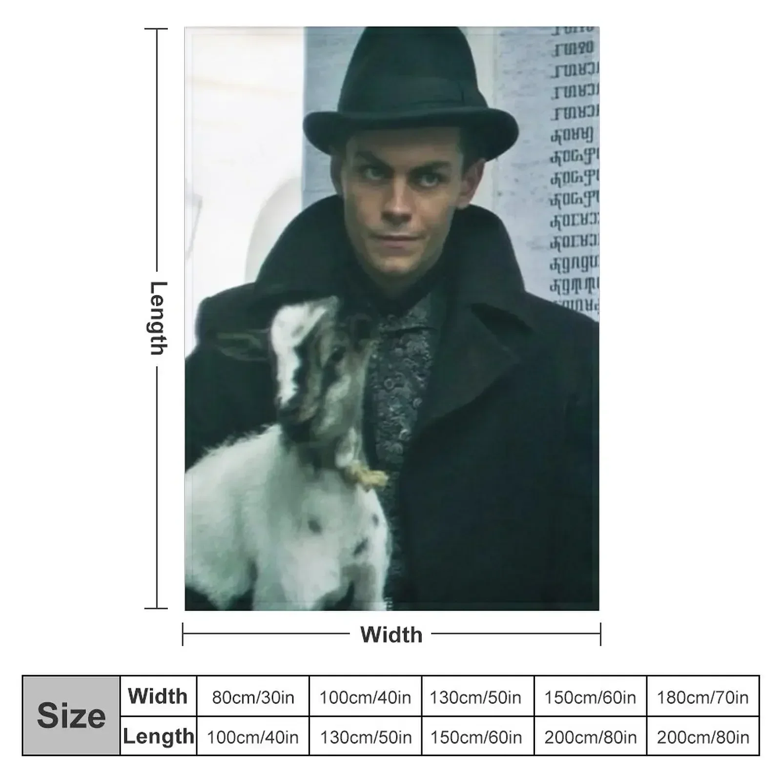 Kaz with the Milo the goat Throw Blanket Soft Beds Warm Retros Comforter Hair Blankets For Sofas Blankets