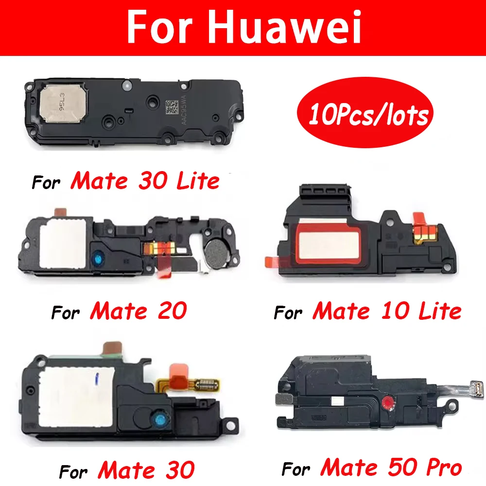 

10Pcs，Loudspeaker Flex For Huawei Mate 7 8 9 10 20 Lite 30 40 50 Pro Loud Speaker Buzzer Ringer Sound Module Replacement Parts