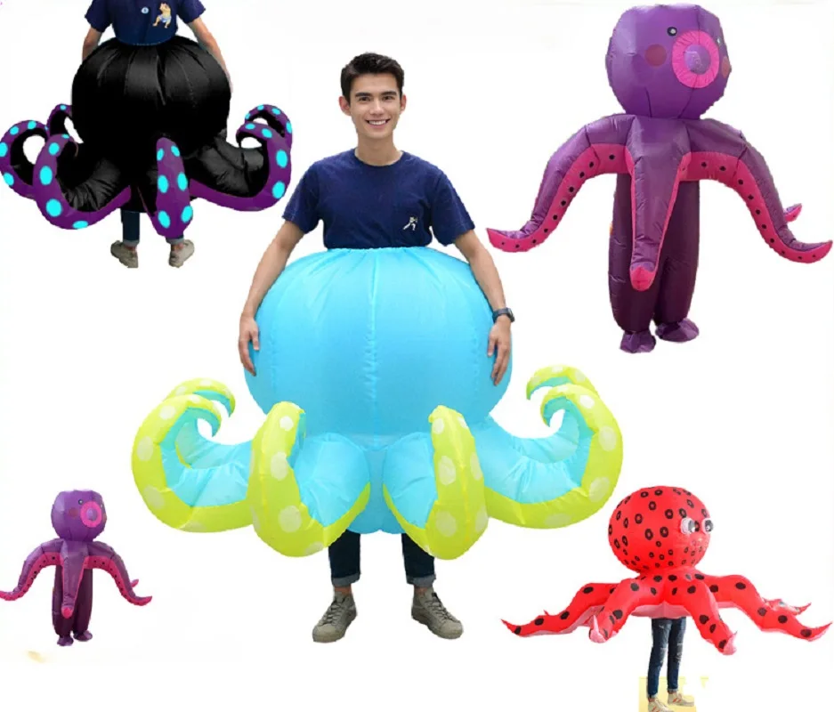 Inflatable Clothing Party New and Unique Dressing Performance Props Festival Performance Octopus Octopus Inflatable Clothing