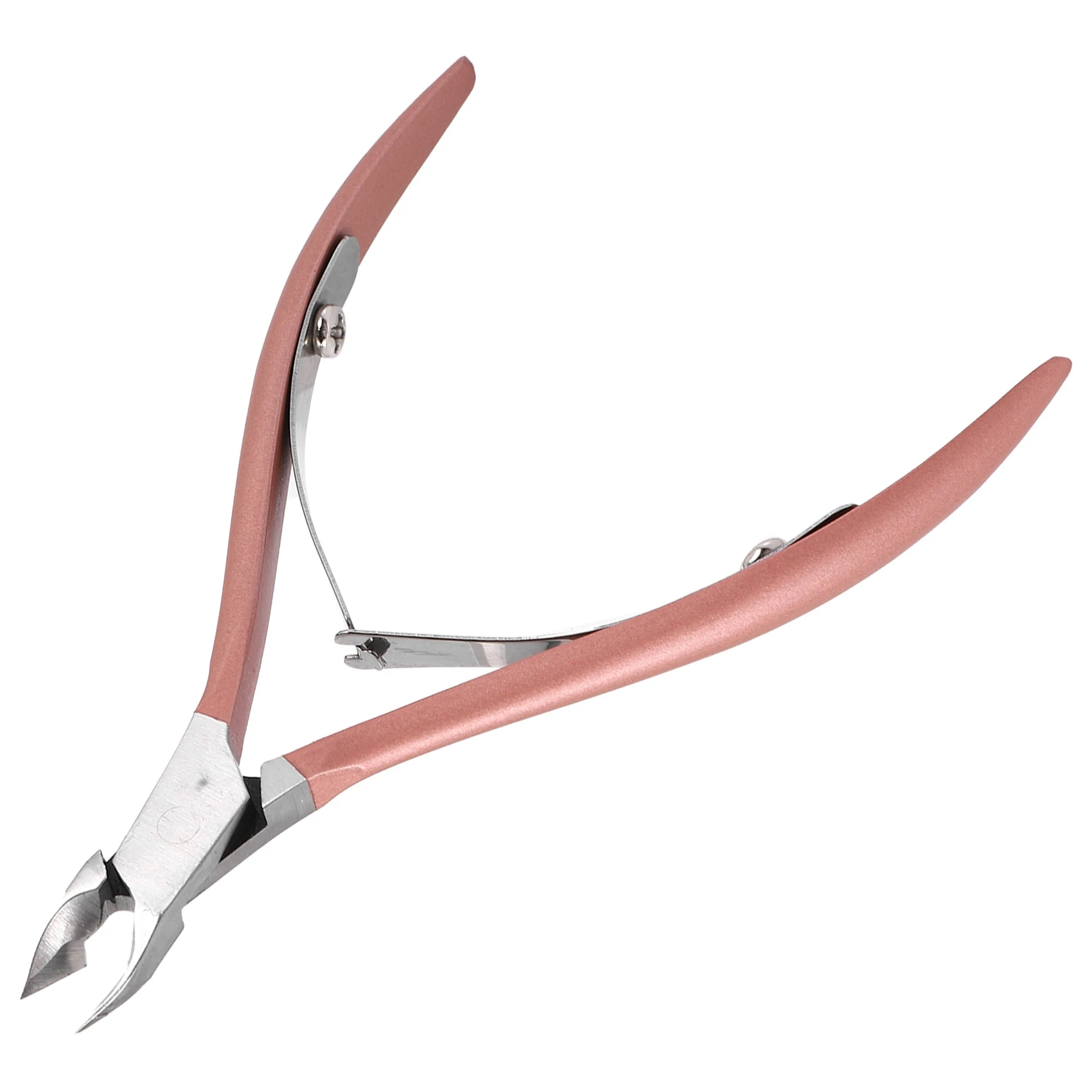 Nail Cuticle Pusher Tweezer Cutter Nipper Clipper Dead Skin Remover Manicure Art Grooming Tool Beauty Nail Pliers Pink